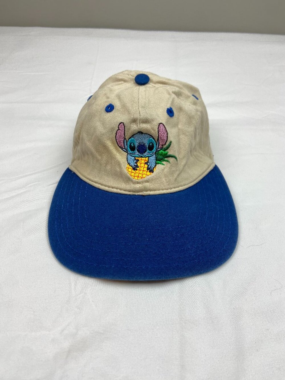 Disney Khaki Lilo & Stitch Adjustable Kids Hat Size Small